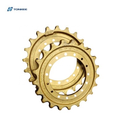 Excavator Undercarriage parts E312C drive sprocket 312C Sprocket with Gold color