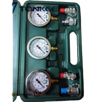 Pressure gauge, Pressure testing kit for excavator