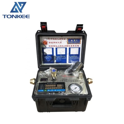 Hydraulic testing tool box Portable Hydraulic flow Testing gauge Equipment for excavator pump motor valve